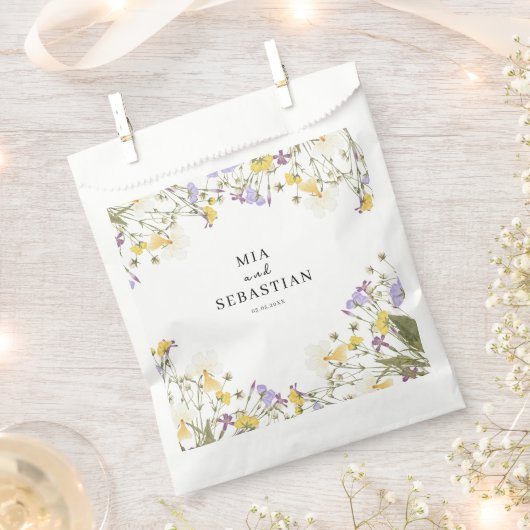 Aquarel Lila bruiloft Bedankzakje (Geknipt)