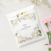 Aquarel Lila bruiloft Bedankzakje (Gezegeld)