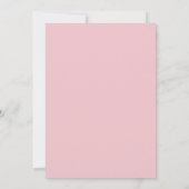 Aquarel Llama thema baby shower uitnodiging (Achterkant)