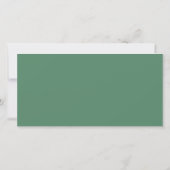 Aquarel Magnolia's Rozen Groen Cadeaubon (Achterkant)