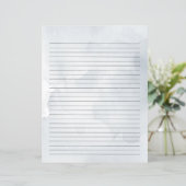 Aquarel Majestueus Mia Schrijfpapier (Staand voorkant)