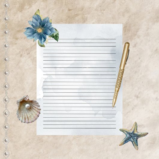 Aquarel Majestueus Mia Schrijfpapier