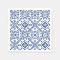 Aquarel Mandala Azure Hard plastic onderzetter