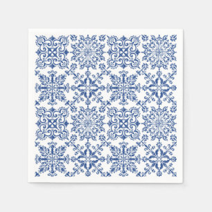 Aquarel Mandala Azure Hard plastic onderzetter Servet