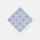 Aquarel Mandala Azure Hard plastic onderzetter Servet (Hoek)