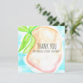 Aquarel Mango Handgeschilderde Tropische  Bedankkaart (Staand voorkant)