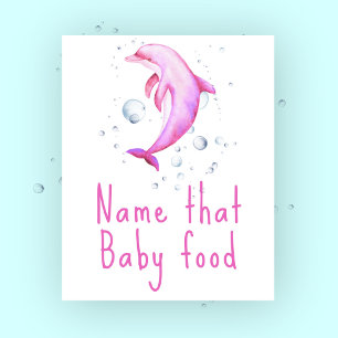 Aquarel maritiem - Raad die babyvoeding Poster