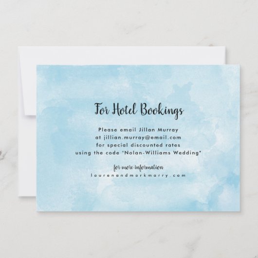 Aquarel Marthas Vineyard Kaart Opslaan Datum (Achterkant)