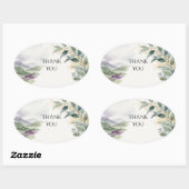 Aquarel Meer Berg Meer Bedankt Sticker (Vel)