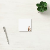 Aquarel Meisje met Koffie Post-it® Notes (Kantoor)