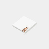 Aquarel Meisje met Koffie Post-it® Notes (Schuin)