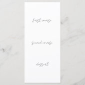Aquarel Menu (Achterkant)