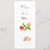 Aquarel Menu (Voorkant)
