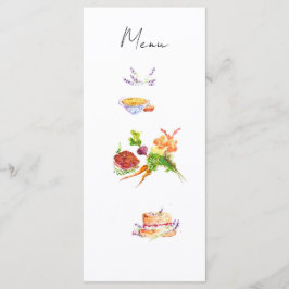 Aquarel Menu
