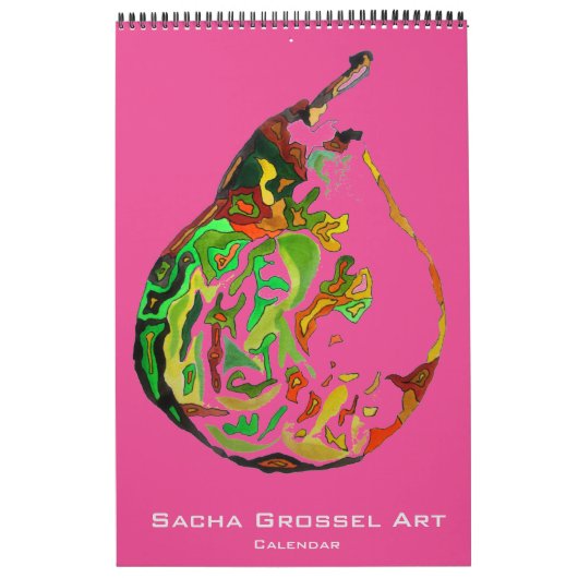 Aquarel Moderne Kunstkalender van Sacha Grossel Kalender (Hoes)