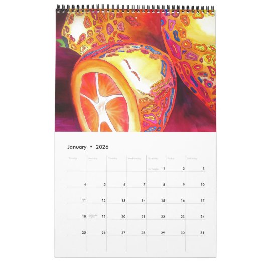 Aquarel Moderne Kunstkalender van Sacha Grossel Kalender (Jan 2026)