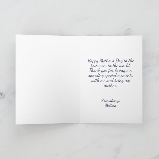 Aquarel Moeder En Dochter Kaart (Binnen)