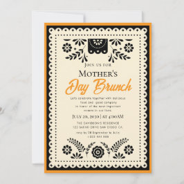 Aquarel Moederdag Brunch Uitnodigingen