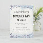 Aquarel,Moederliefde in bloei, Moederdag Brunch  Kaart (Staand voorkant)