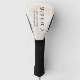 Aquarel Motivatie Quote Golfheadcover