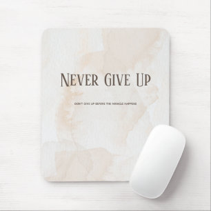 Aquarel Motivatie Quote Muismat