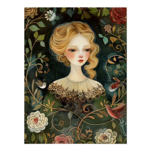 Aquarel Mysterious Maiden Perfect Poster (Voorkant)