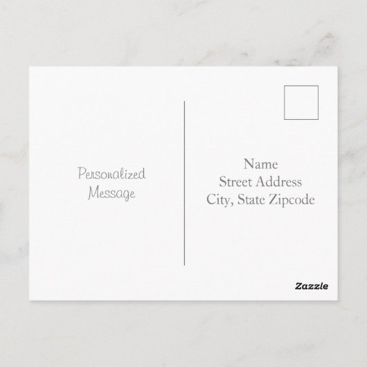 Aquarel Narcis 2 Briefkaart (Achterkant)