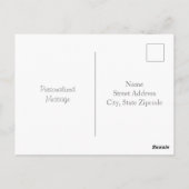 Aquarel Narcis 2 Briefkaart (Achterkant)