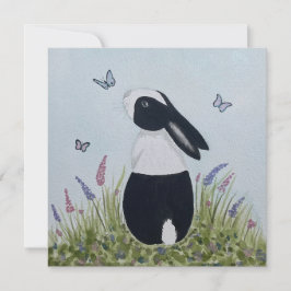 Aquarel Nederlands konijn konijn Kaart