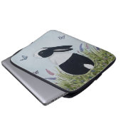 Aquarel Nederlands konijn konijn Laptop Sleeve (Voorkant onderkant)