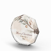 Aquarel Neutrale kleur Kerstboom Fotoblokken (Rechts)