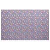 Aquarel Oceaanleven Getextureerd Paars Stof (Yard (91,4 cm))