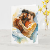 Aquarel omhelzing Mediterrane tinten Kaart (Gele Bloem)