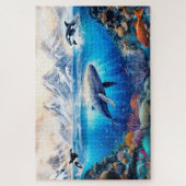 Aquarel onderwater scène legpuzzel (Verticaal)