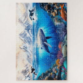 Aquarel onderwater scène legpuzzel