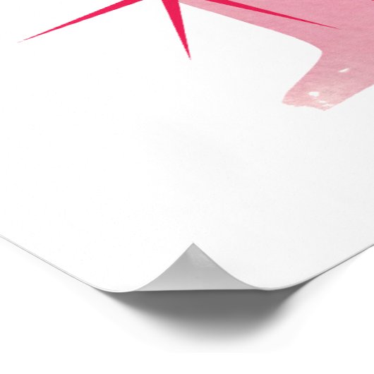 Aquarel P Poster (Hoek)