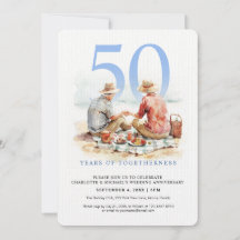 Aquarel Paar in Liefde Huwelijk Jubileum