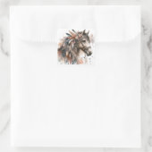 Aquarel Paard Stickers (Tas)