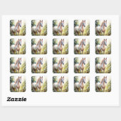 Aquarel Paard Stickers (Vel)