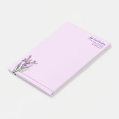Aquarel Paarse Iris Botanische Illustratie Post-it® Notes (Schuin)