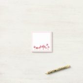 Aquarel paddenstoel post-it® notes (Op bureau)