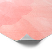 Aquarel pastel geschilderd poster (Hoek)