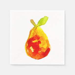 Aquarel Peer Illustratie Schilderij Servet