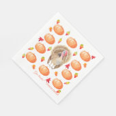 Aquarel Pompoen Turkije Patroon Thanksgiving Servet (Hoek)