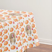 Aquarel Pompoen Turkije Patroon Thanksgiving Tafelkleed (Voorbeeld)