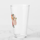 Aquarel pompoenen met aangepaste tekst glas (Links)