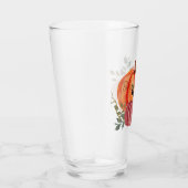 Aquarel pompoenen met aangepaste tekst glas (Rechts)