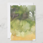 Aquarel Potplanten Housewarming Uitnodiging (Achterkant)