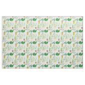 Aquarel Potplanten Stof (Fat Quarter)