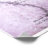 Aquarel Prijslijst Poster (Hoek)